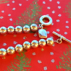 Ralph Lauren silver bead bracelet